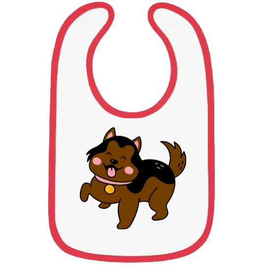 Cute Puppy Bibs