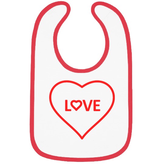 my love for you to lovers & valentine Bibs