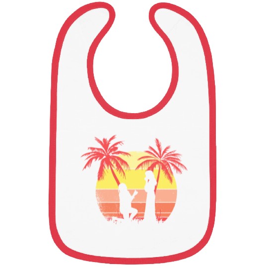 Lesbian Couple Romantic Marriage Propose Summer Bibs