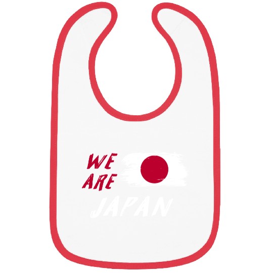 We are Japan flags Design Bibs