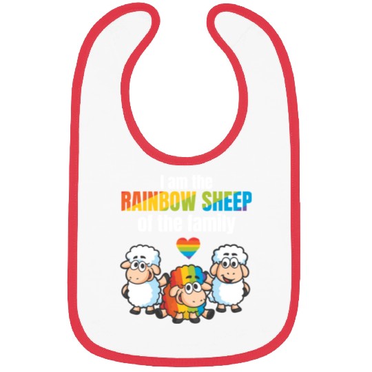 The Rainbow Sheep Of The LGBT Family Bibs