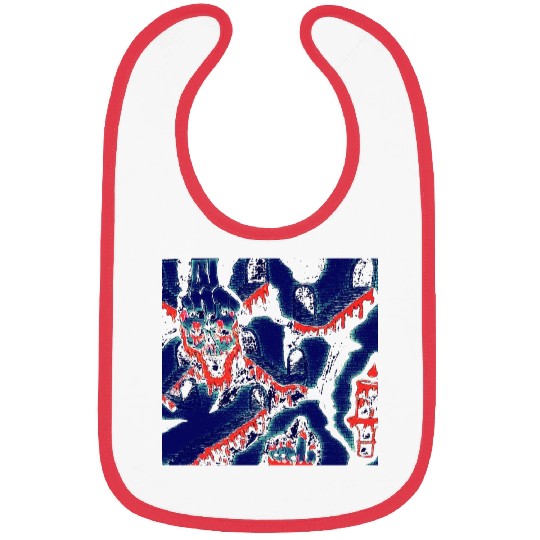 dia de los muertos, Skull Labyrinth, Halloween, Bibs