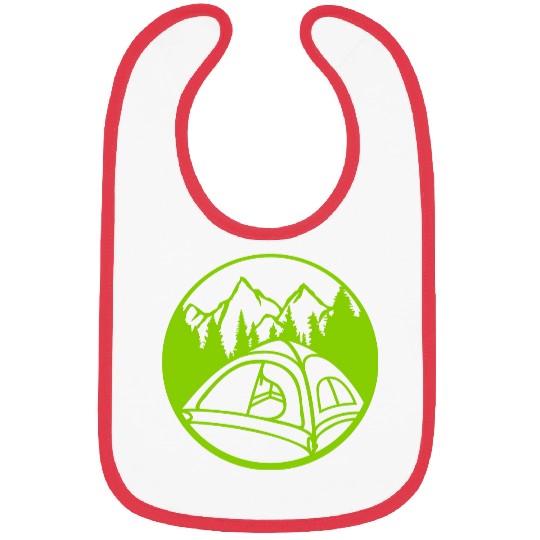 circle mountains camping forest Bibs