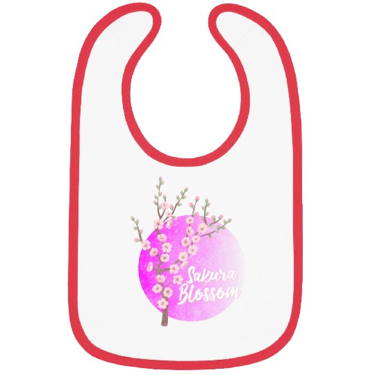 Japan Sakura Blossom Colorful Bibs