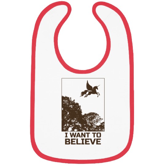 Unicorn "I Want To Believe" UAP Outfit Alien Ufo Bibs