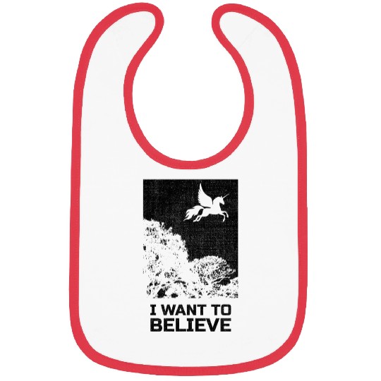Unicorn "I Want To Believe" UAP Outfit Alien Ufo Bibs