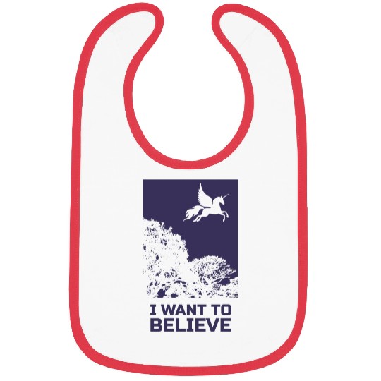 Unicorn "I Want To Believe" UAP Outfit Alien Ufo Bibs