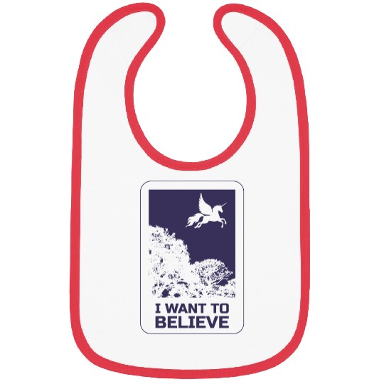 Unicorn "I Want To Believe" UAP Outfit Alien Ufo Bibs
