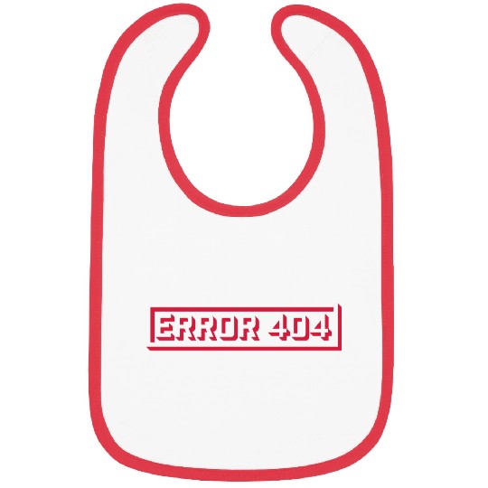 message error 404 computer Bibs