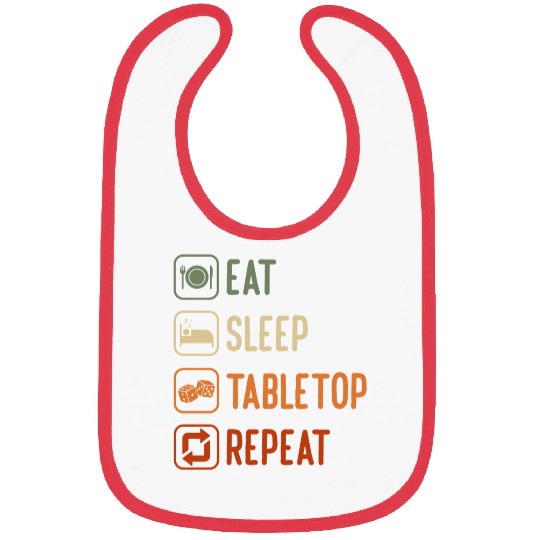 Tabletop Dice Parlor Game Bibs