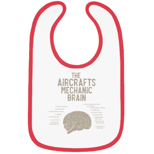 Aircraft Mechanics Brain Bibs