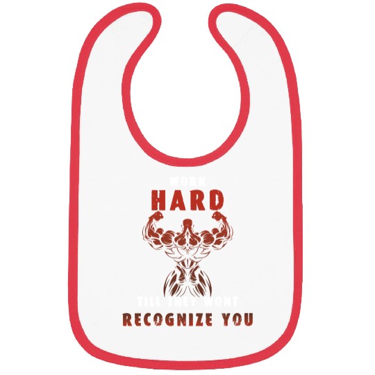 Work Hard / gym /workout /exercise Bibs