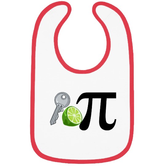 Key Lime Pi Pun funny Pi Day Key Lime Pi Bibs