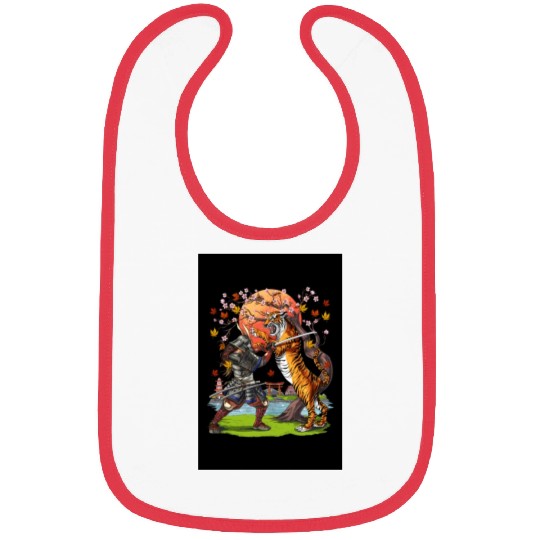 Japanese Tiger Samurai Warrior Bibs