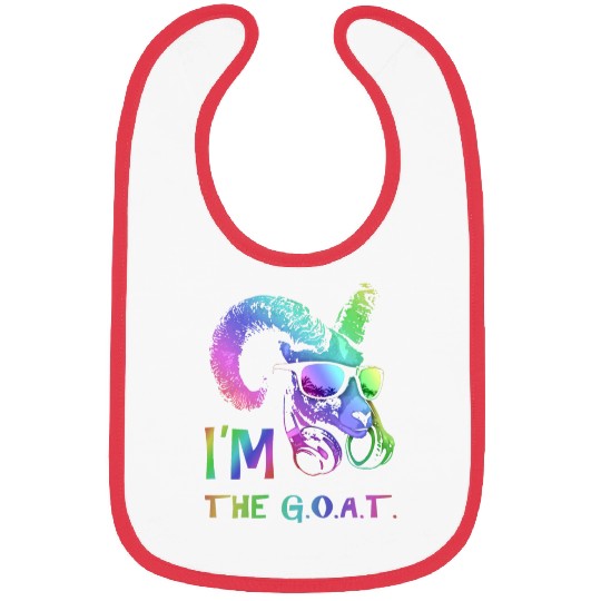 I'm The GOAT Cool and Funny Music Animal with Bibs