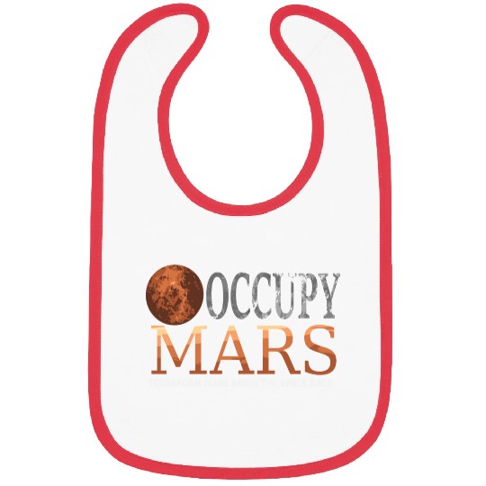 Occupy Mars Terraforming Space Race Bibs