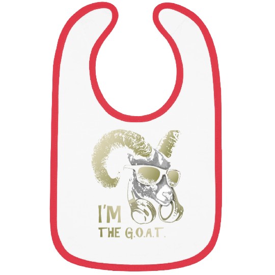 I'm The Goat Bling Cool and Funny Music Animal Bibs