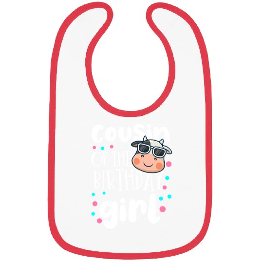 Cow Birthday, Farmer Birthday Girl Bibs