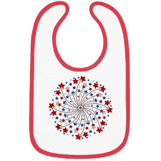 Harbor Grace Designs Hand Drawn Mandala Stars Bibs