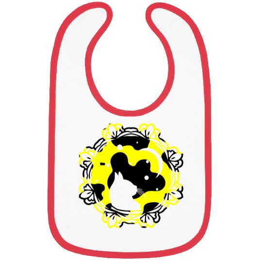 Cat Moon Bibs