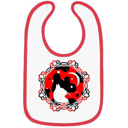 Cat Moon Bibs