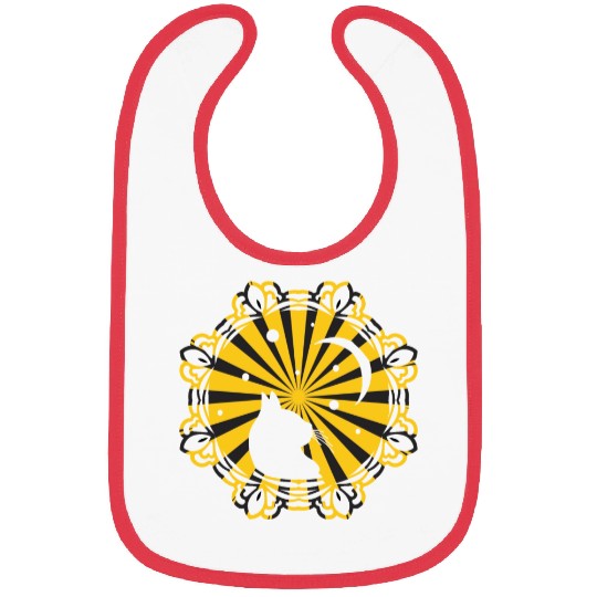 Cat Moon Bibs