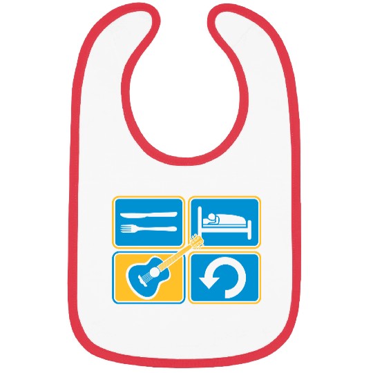 guitar play daily repeat Bibs