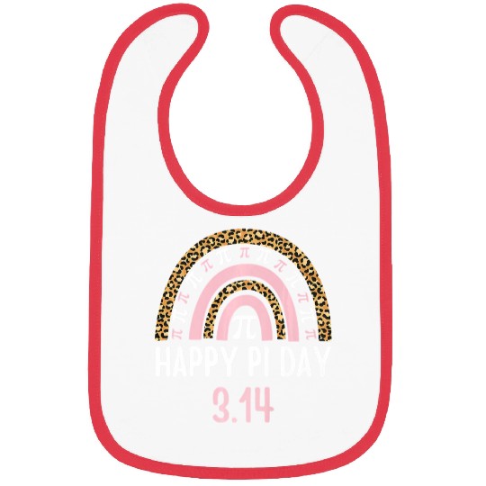 Happy Pi Day Mathematics Math Teacher Gift Leopard Bibs