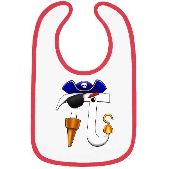 PI Day Pirate Bibs Math Geek Gift Men Women