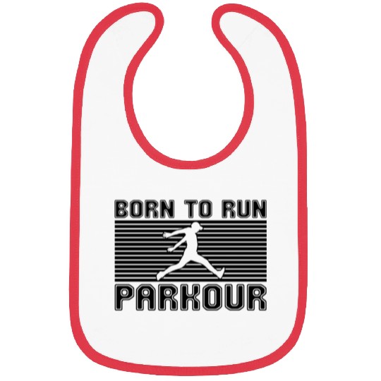 born to run parkour Bibs