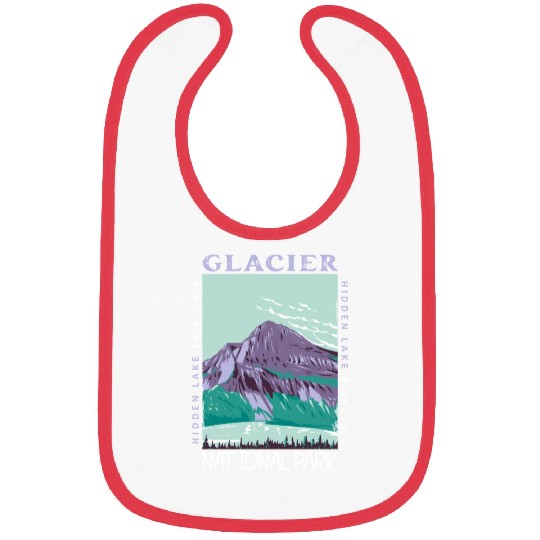 Glacier National Park Hidden Lake Distressed Bibs