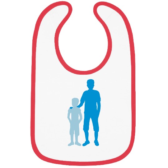 Silhouette big brother siblings Bibs