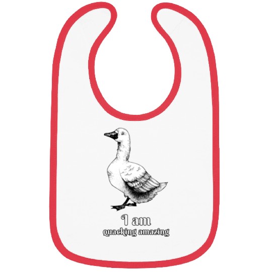 I Am Quacking Amazing! Cool Duck Bibs