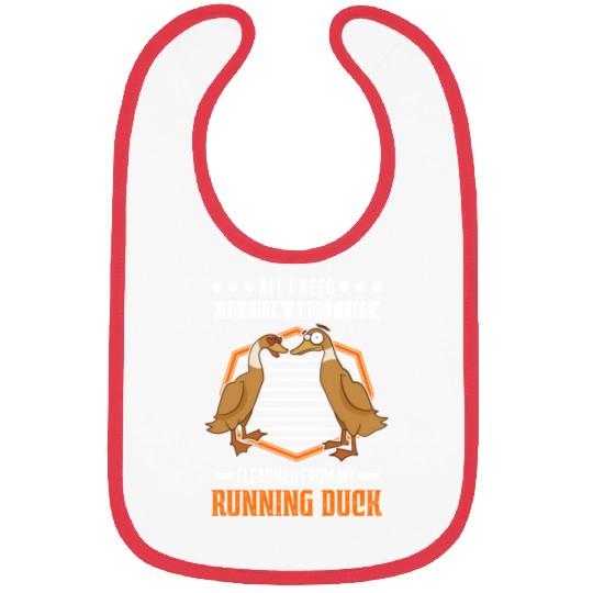 Indian Runner Duck Running Bibs
