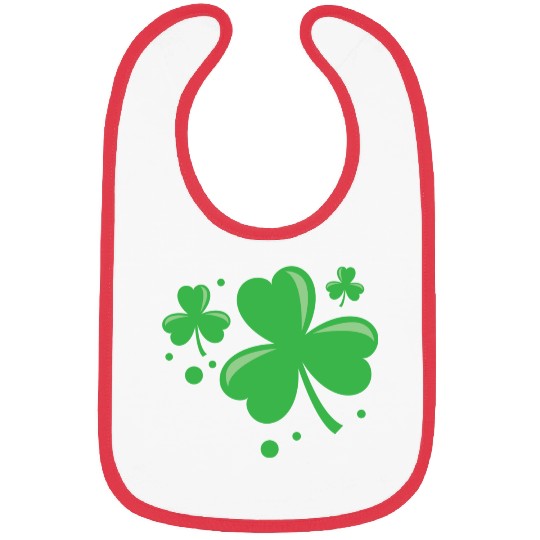 Irish Shamrock Pocket Size Clover St. Patrick's Bibs