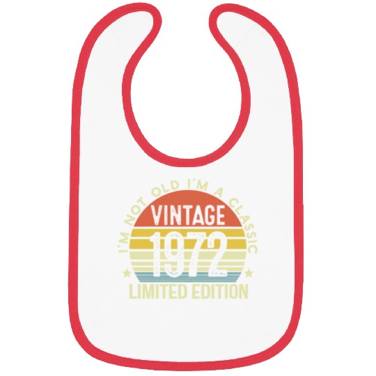 Vintage 1972 Limited Edition I Am A Classic Bibs