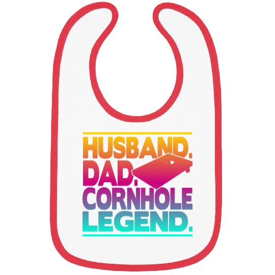 Husband Dad Cornhole Legend Classic Bibs