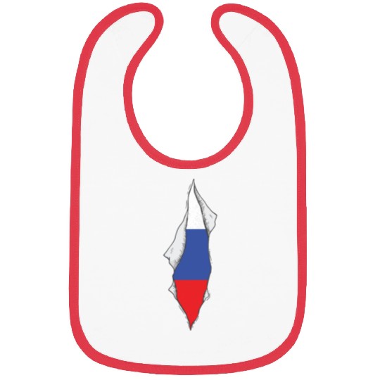 Russia flag proud Russian Bibs