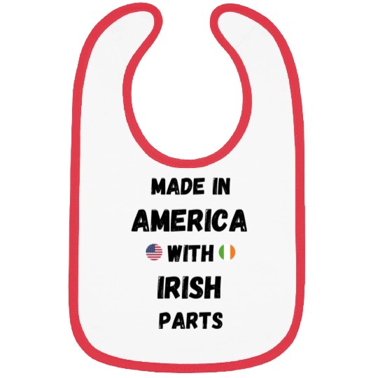 MADE IN AMERICA WITH IRISH PARTS Bibs