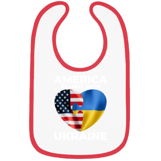 America stands with Ukraine Bibs