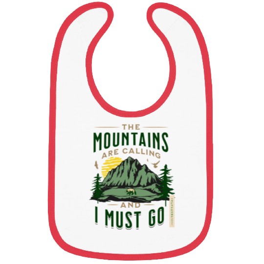 The Mountains Are Calling And I Must Go Bibs