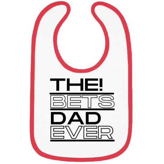 The Best Dad Ever, Fathers Day Two-Tone Coffee Bibs