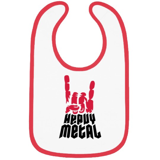 Cool logo heavy metal Bibs