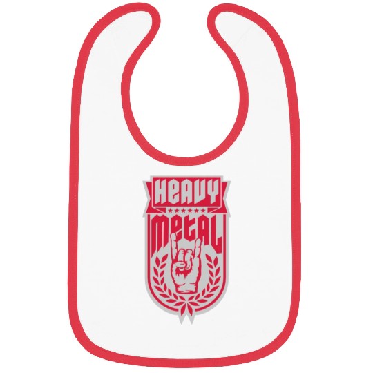 Laurel wreath heavy metal Bibs