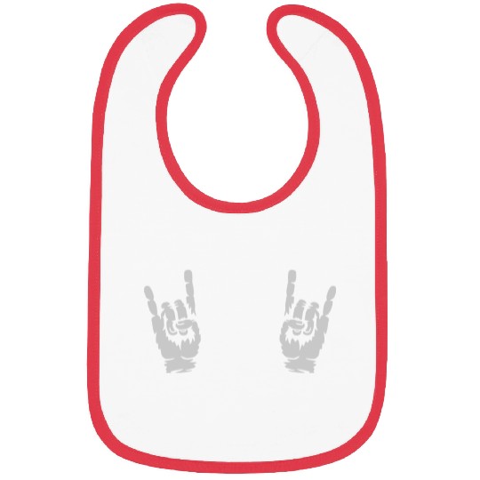 music heavy metal hands Bibs