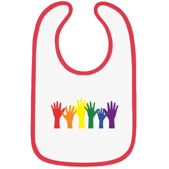 Lgbtq Gay Pride Month Rainbow Love Is Love Bibs