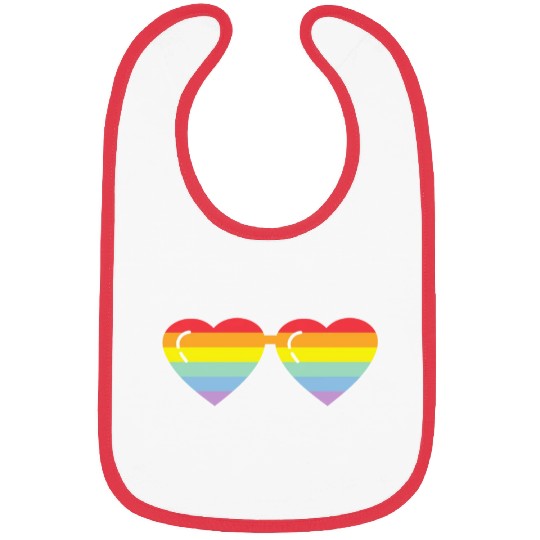 Lgbtq Gay Pride Month Rainbow Love Is Love Bibs