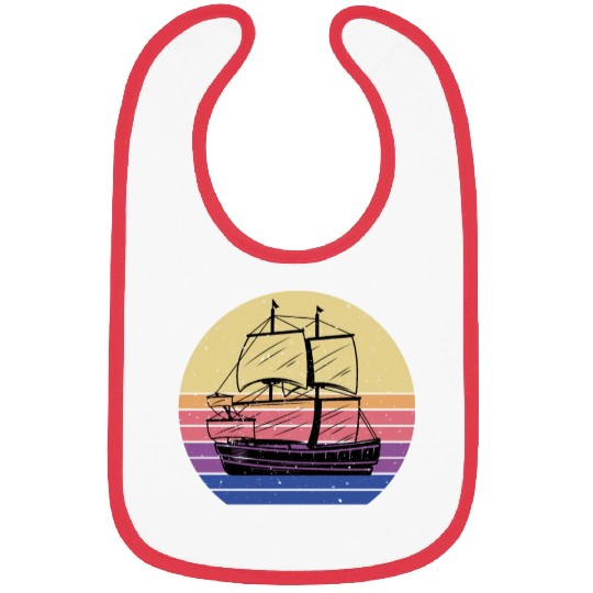 Pirate Ship Bibs