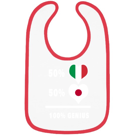 Italy and Japan Genius / gift Bibs