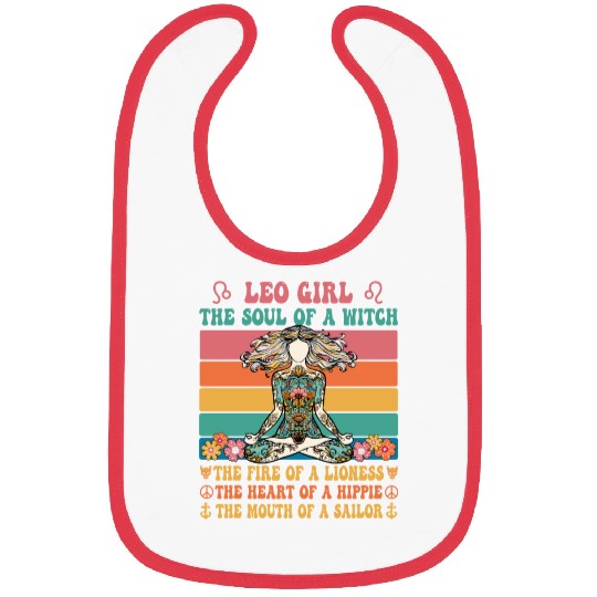 Leo Girl Astrology Sign Bibs